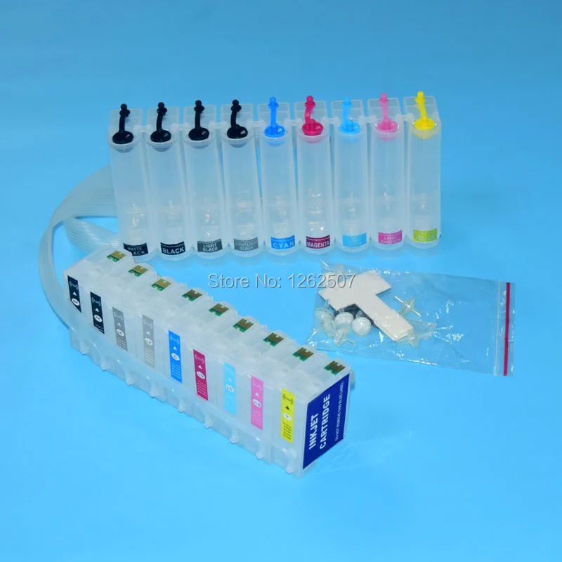 

T7601-T7609 Empty Ciss Continuous Ink Supply System For Epson Sure Color P600 Printers With ARC Chip