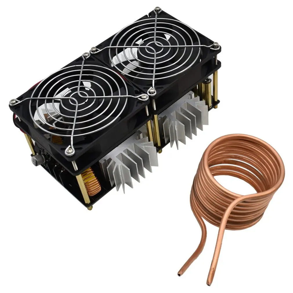 

1800W ZVS Induction Heating Board Module Flyback Driver Heater + Tesla Coil + Fan