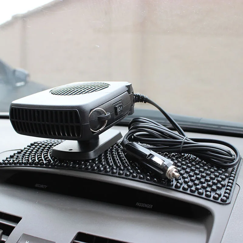  12V 15W Portable Auto Car heater Car  Fan Car Defroster Demister Vehicle Portable Temperature Control Device with Black Color
