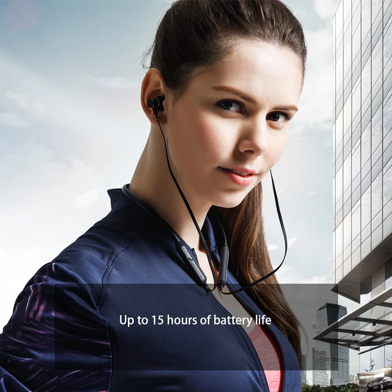 Беспроводная Bluetooth гарнитура спортивные наушники стерео музыкальные для