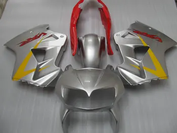 

Motorcycle Fairing Kit for HONDA VFR800 98 99 00 01 VFR 800 1998 1999 2000 2001 ABS Silver red Fairings set+7gifts HM09