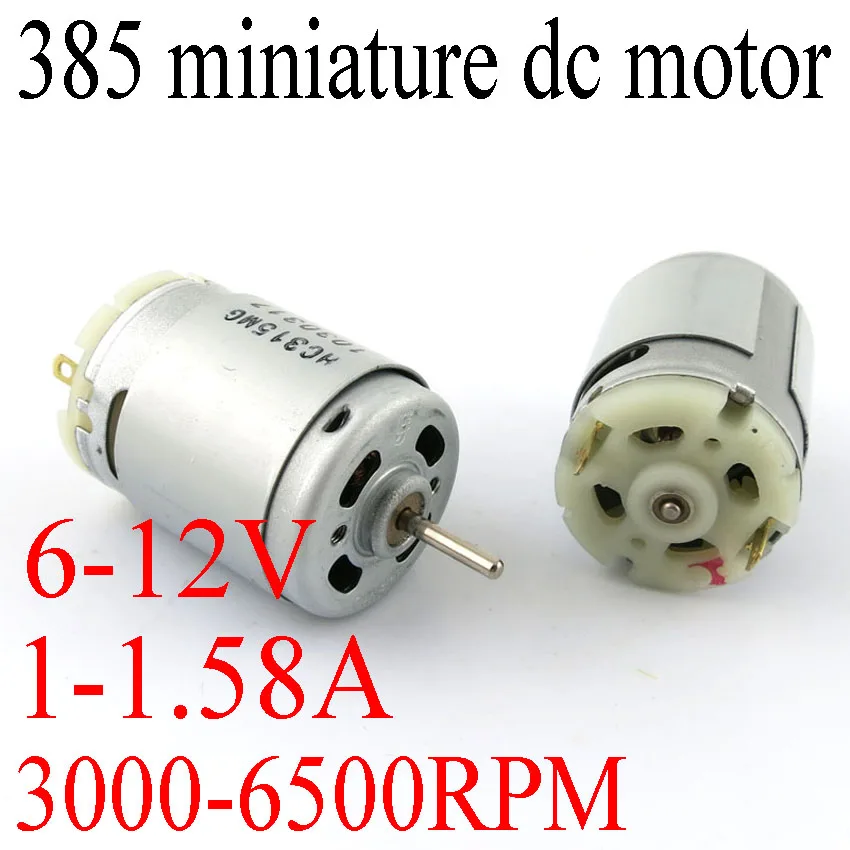 The latest high speed tool motor DIY model 385 micro DC motorsin DC