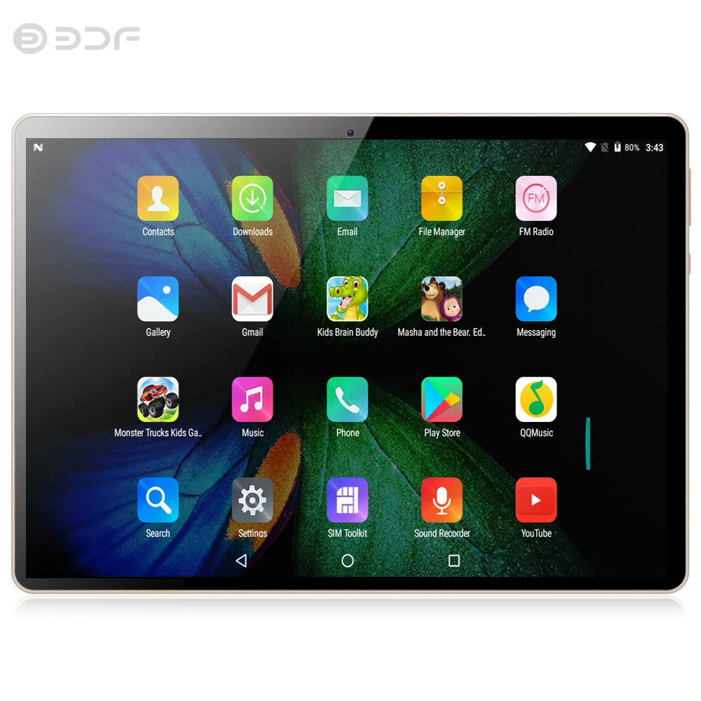  10 Inch Original 3G Phone Call Android 7.0 Octa Core Tablet pc Android 7.0 64GB ROM WiFi GPS FM Blu