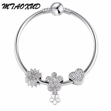 Летние Стрекоза мотаться Шарм Сердце Кристалл Змея цепи Шарм Браслеты Для женщин кулон Браслеты ювелирные изделия