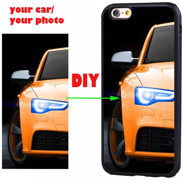 DIY Custom car logo photo phone case cover for iphone 7 7plus 6 6splus