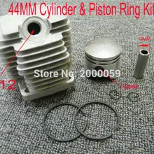 44 мм поршневые кольца цилиндра Ремонтный комплект 43 49cc 2 тактный мини Грязь Яма квадроцикл ATV Карманный ракета