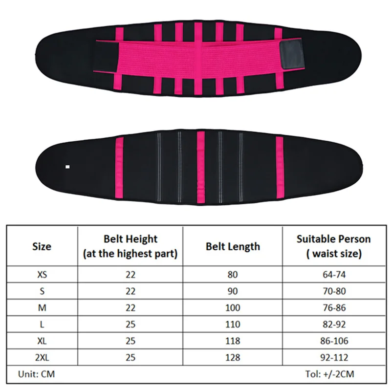 Пояс для пота Талии Тренажер неопрен Регулируемый Поясничный Бандаж триммера Поддержка полосы для дискового торца Sciatica рельефный пояс для фитнеса