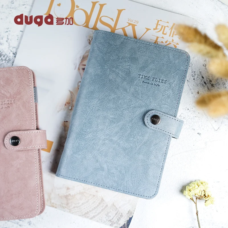

A6 Retro Vintage Leather Cover Loose-leaf Notebook Note Book Replaceable Paper Traveler Notepad Stationery Supplies