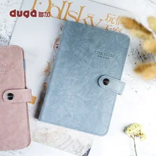 A6 Retro Vintage Leather Cover Loose-leaf Notebook Note Book Replaceable Paper Traveler Notepad Stationery Supplies new diary notebook vintage pirate note book replaceable traveler notepad book leather cover kraft paper notebook