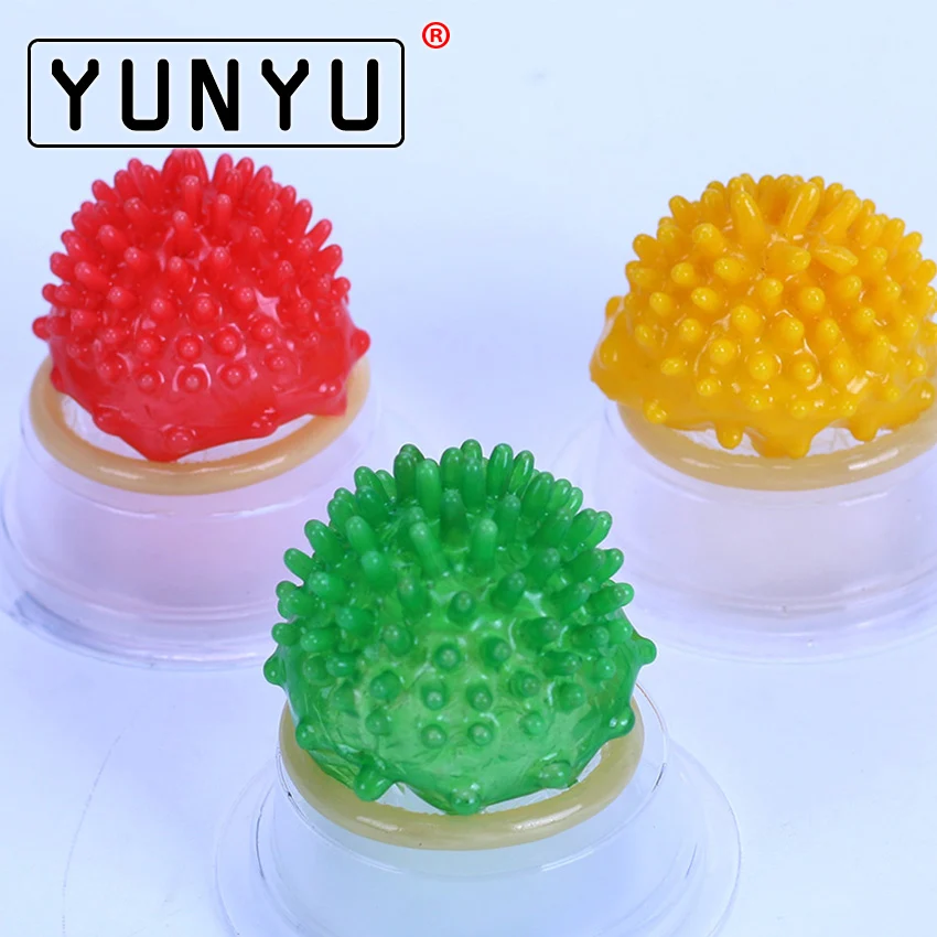 1PC Allotype Condoms Ribbed Dotted Spike Latex Lubricated Condom Safer Sex for Men Unique Sex Products Sexy Condom