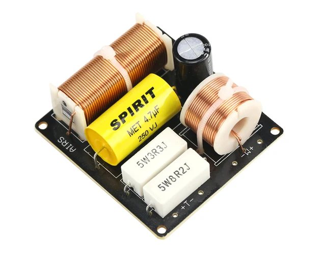 2Pcs Car Audio Crossover, 2 Way 100W Output 12V Correct