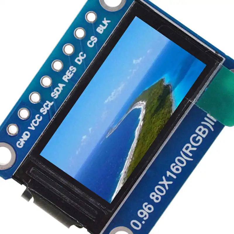 Ips 0 96 дюймов 8 Pin Spi Hd 65K полноцветный Tft Модуль St7735 Привод Ic 80x160 ЖК дисплей 3 V