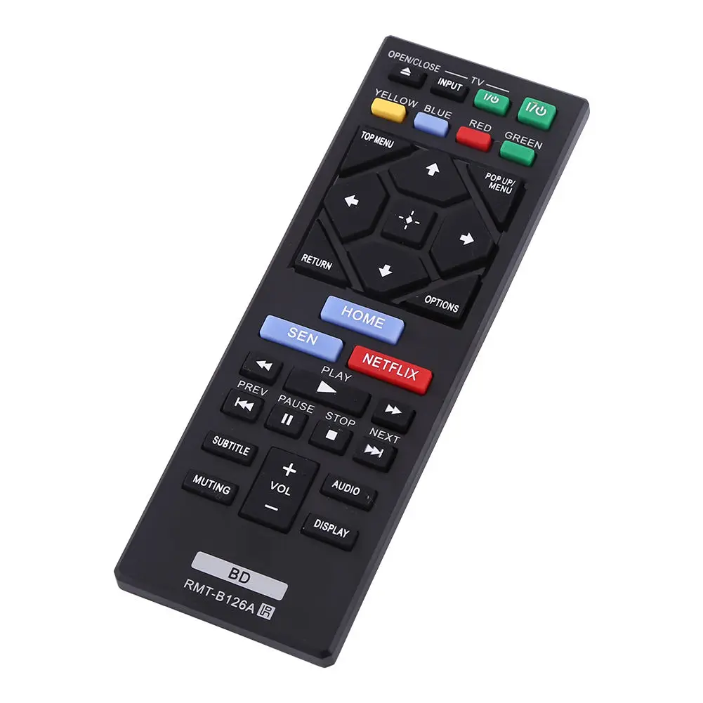 Mayitr 1pc Remote Control RMT-B126A Black Controller For Sony Blu Ray BDP-S1200 BDP-S3200/S5200 BDP-S1200 BDP-S2200 BDP-S3200