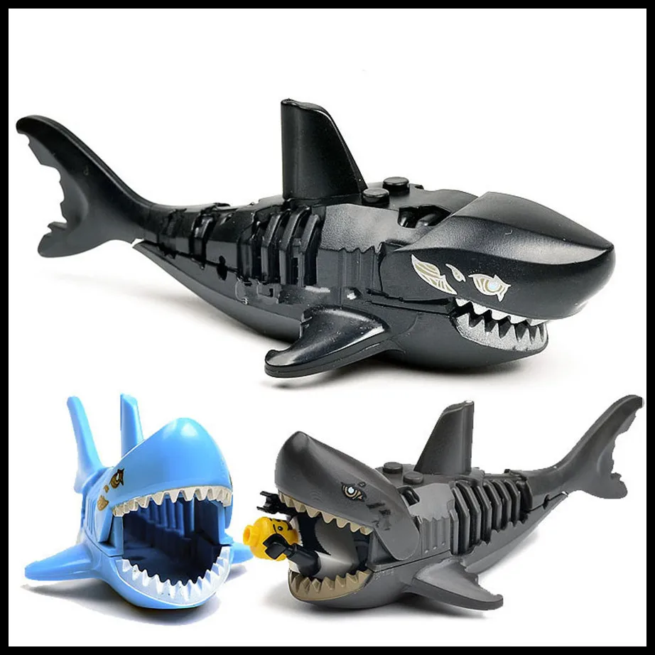 Building Blocks Pirates of the Caribbean Ghost Zombie Shark toys for children Building Blocks Sharks Compatible legoings boy toy Building Blocks Pirates of the Caribbean Ghost Zombie Shark toys for children Building Blocks Sharks Compatible legoings boy toy