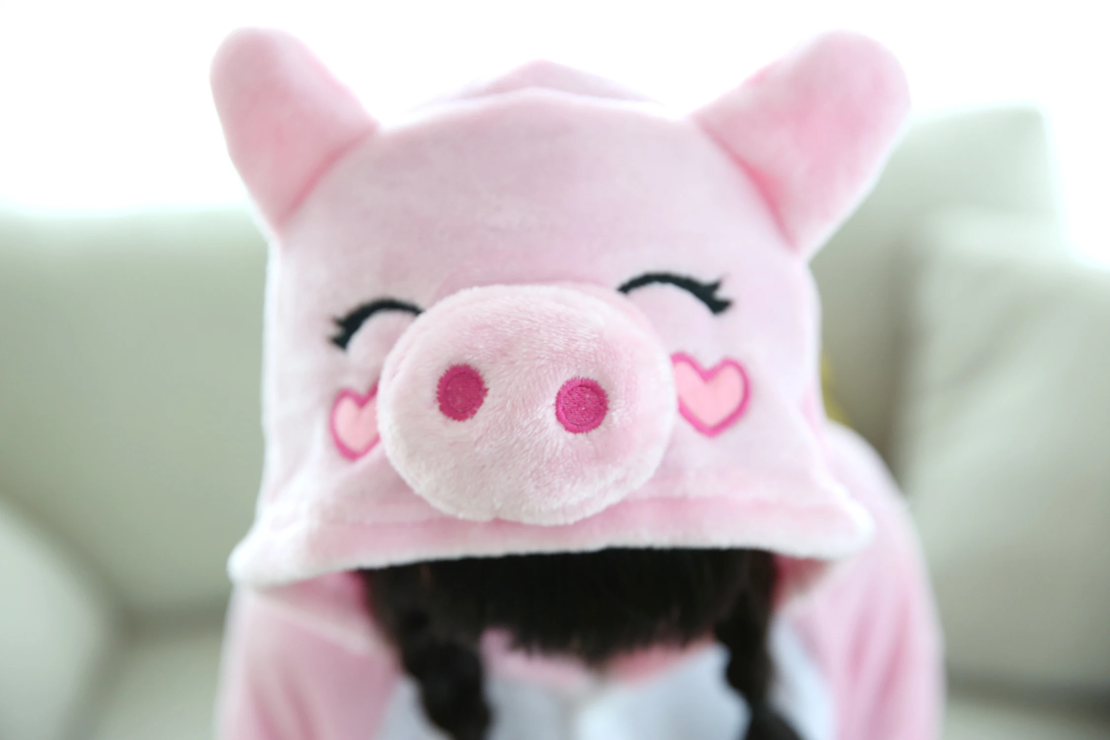 BIKIRUB Children Pajamas Winter Hooded Sleepwear Boys Girls Pajama Set  Cute Pink Pig Animal Kids Pyjama Flannel Pijama pajama sets couple	