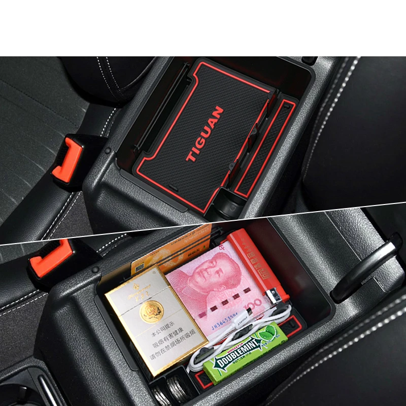 MCrea для VW Tiguan 2017 2010 2016 Volkswagen Passat CC B6 B7 2015 автомобильный ящик в салон хранения