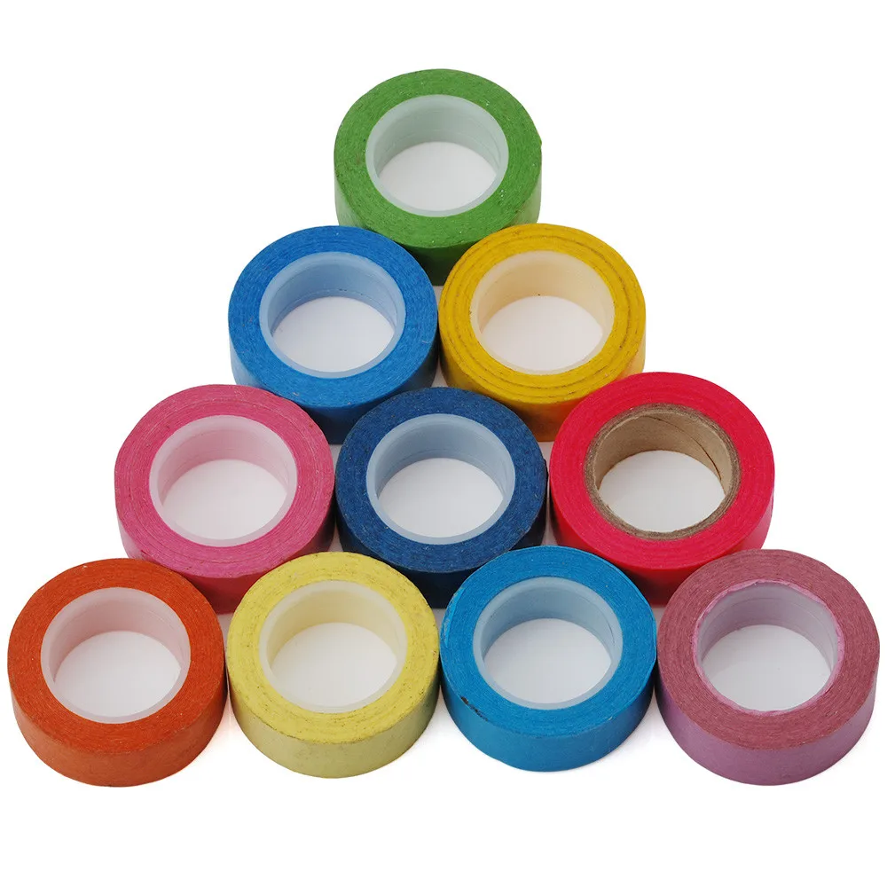 

Solid Color Washi Sticky Paper DIY Tape, 10M per Roll,1.5cm width,jewelry packing accessory-10044050