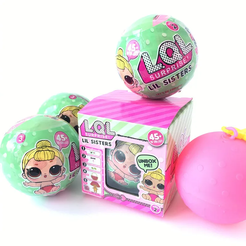 

Hot Kawaii LOL SURPRISE DOLL Baby Tear Open Change Egg Doll Action Figure Changing Toys For Children Gifts 7 Styles