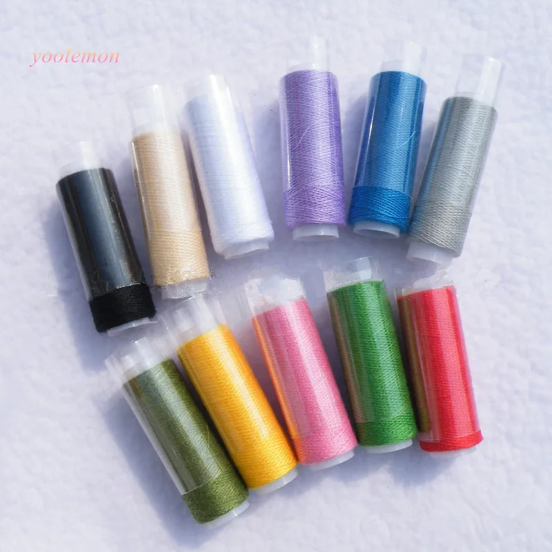 Sewing Thread Coil 11 Color 110m Polyester Thread for Hand and Machine