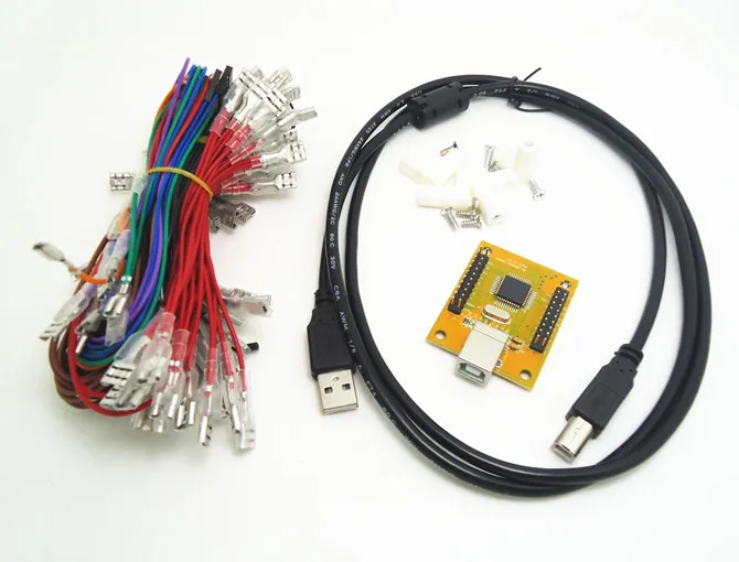 

model lighting when pressing Juyao 2 players PC P 3 2 IN 1 Arcade to USB controller 2 player MAME Multicade Keyboard Encoder