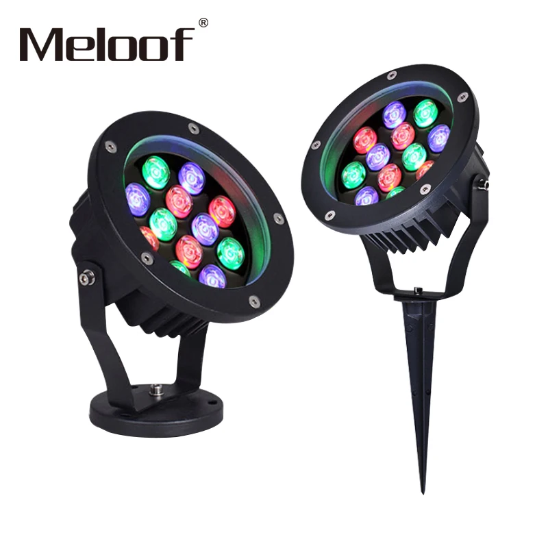 DMX512 светодиодный садовый фонарь с записываемым кодом для газона уличный RGB