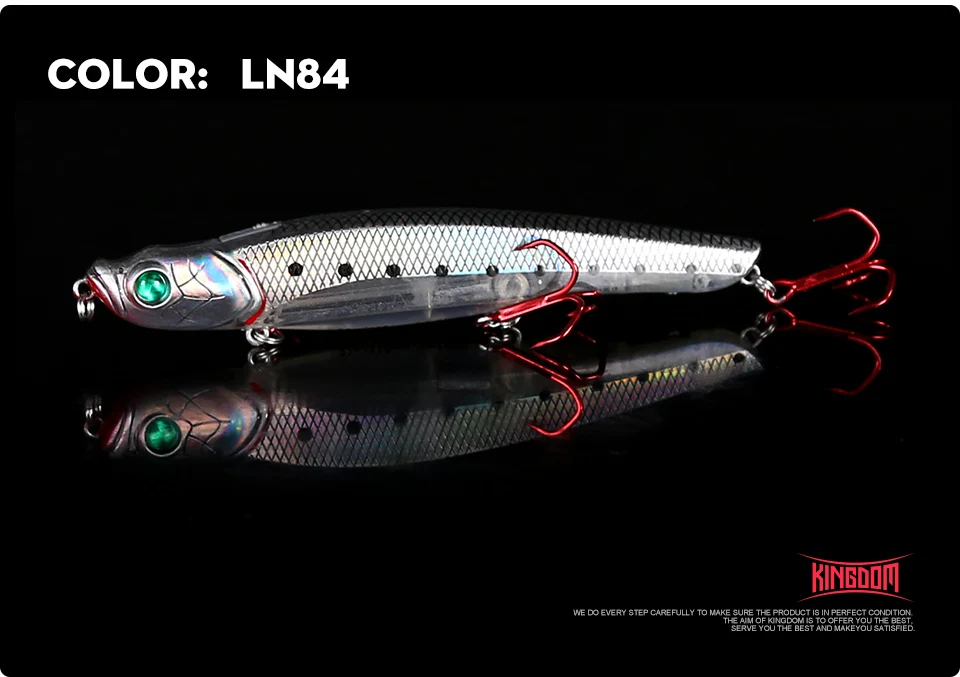 Kingdom Fishing Lures 58mm 8g, 22g Watery Beast Pencil Floating And Slow Sinking New Interesting Functional Design Baits (14)