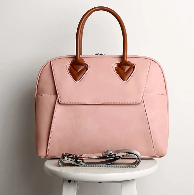 Женские кожаные дизайнерские сумки, женские сумки через плечо для ноутбука, женские сумки-мессенджеры для женщин, сумки на плечо для девочек, розовая сумка для офиса, сумка для работы