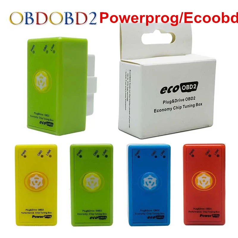 Лучшая цена чип тюнинг Power Prog Nitro OBD2 ECO OBDII блок питания программатор OBD с