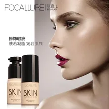 

FOCALLURE Face Liquid Foundation Face Base Makeup BB Cream Concealer Foundation Primer Easy To Wear Soft Carrying Makeup