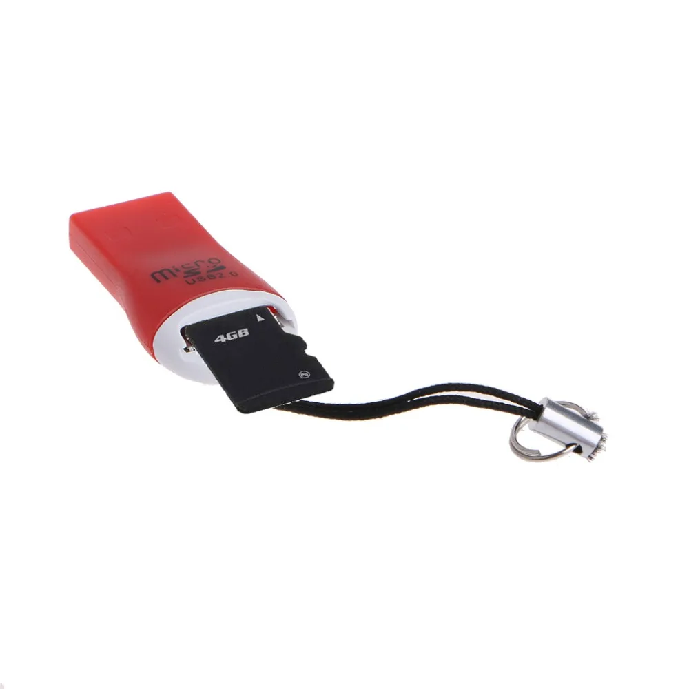 Mini Whistle Style USB 2 0 Micro SD SDHC SDXC T Flash адаптер для чтения карт памяти легко носить с собой