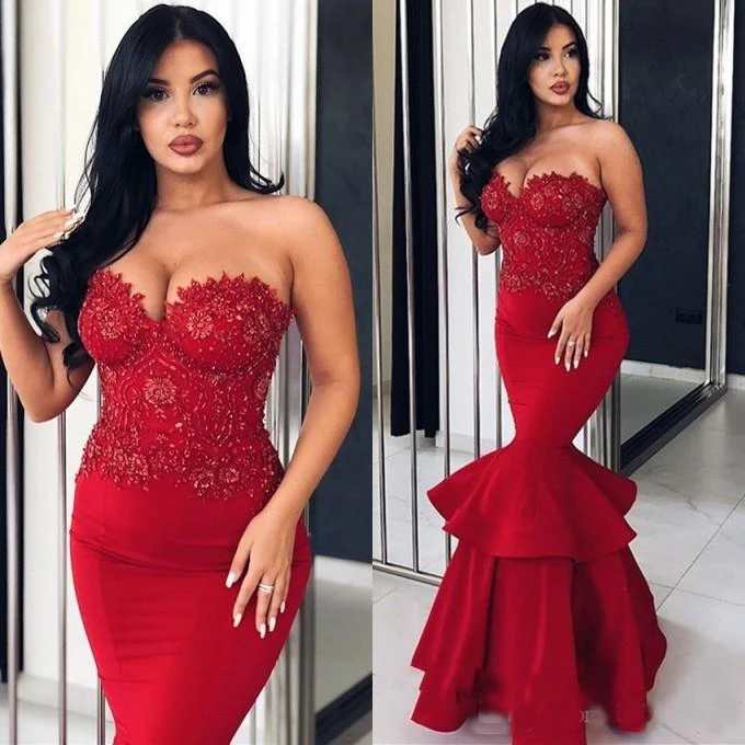 Пикантные возлюбленная Русалка Выпускные платья Длинные 2019 vestidos de fiesta noche особых случаев платье на заказ вечерние