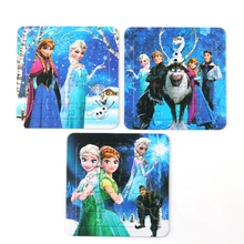 Дисней замороженная Анна Эльза Головоломка для раннего обучения игрушка Car3 Молния Маккуин головоломка игрушки Детский подарок на день рождения