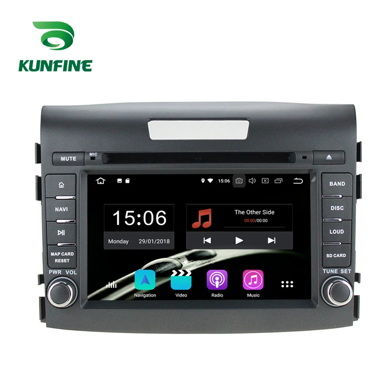 Android 9,0 Core PX6 A72 Ram 4G Rom 64G Автомобильный DVD gps мультимедийный плеер стерео для HONDA CRV 2012 2013 радио головное устройство