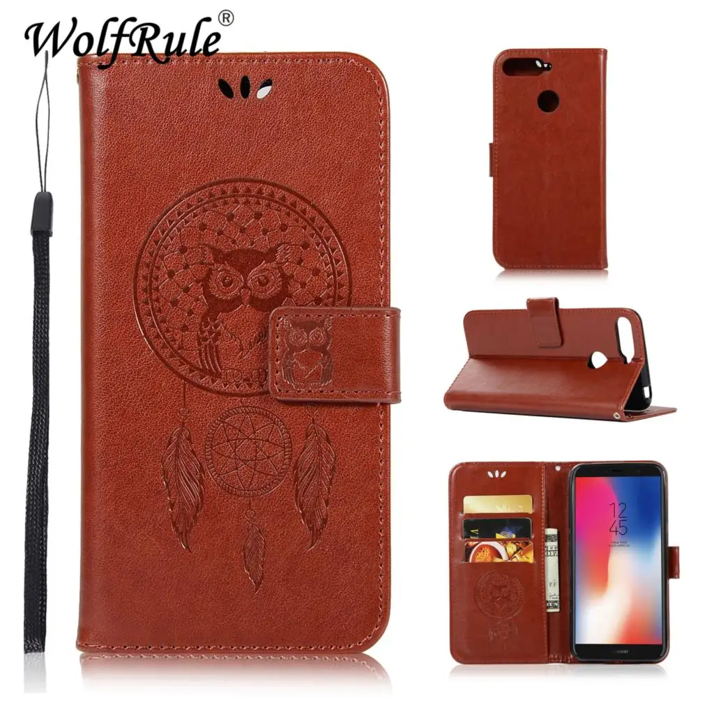 

For Cover Huawei Y6 Prime 2018 Case Flip Leather Case for Huawei Y6 Prime 2018 Stylish Soft Phone Bag Cover Wallet Case Honor 7A