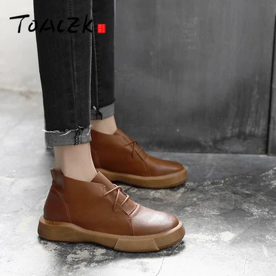 

Women's booties, new spring and autumn Martin boots female British wind short retro motorcycle boots