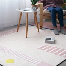 Ковры для девочек домашние ковры для гостиной Розовые нежные мягкие коврики для чистки ковров, для дома Коврик для двери пола простой горячий дизайн коврик, мат