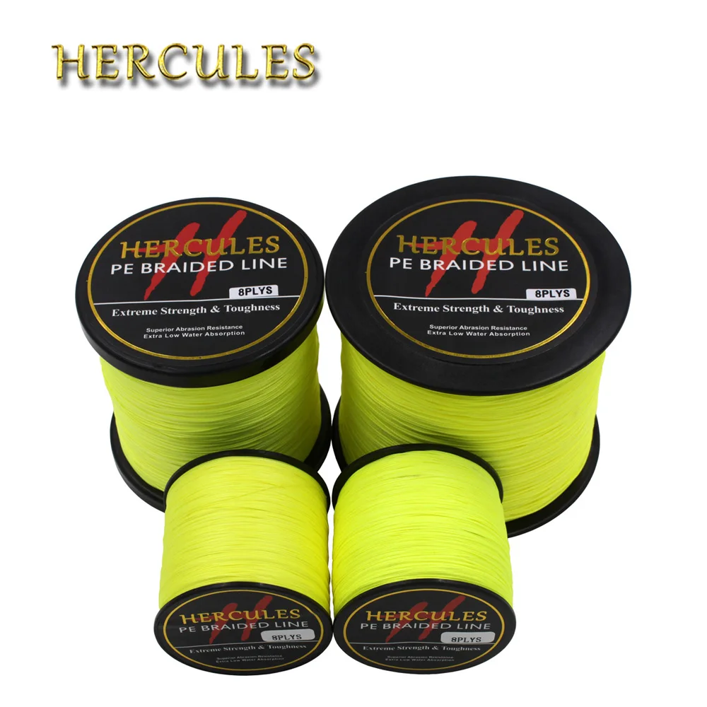 Hercules Big Game Fishing Line 8 Strands 10LB 300LB Carp Fishing Cord