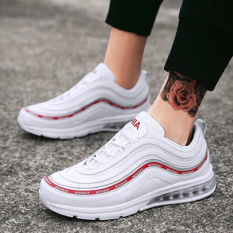 

Men 95 OG Sneakers Basketball Professional Cushion Wearable Shoes 97 Trainers 270 Walking Max Size 44 Man Sports Gym Shoes