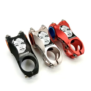 

CNC processing 31.8mm/35mm Alloy MTB BMX DH FR Fixed Gear Downhill Bike Handlebar Stem -17 Degree Mountain Bicycle Stem Clamp