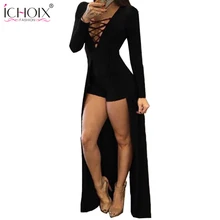 font b Women b font Clothing Sexy Dresses Red V Neck Long Sleeve Slim Bodycon