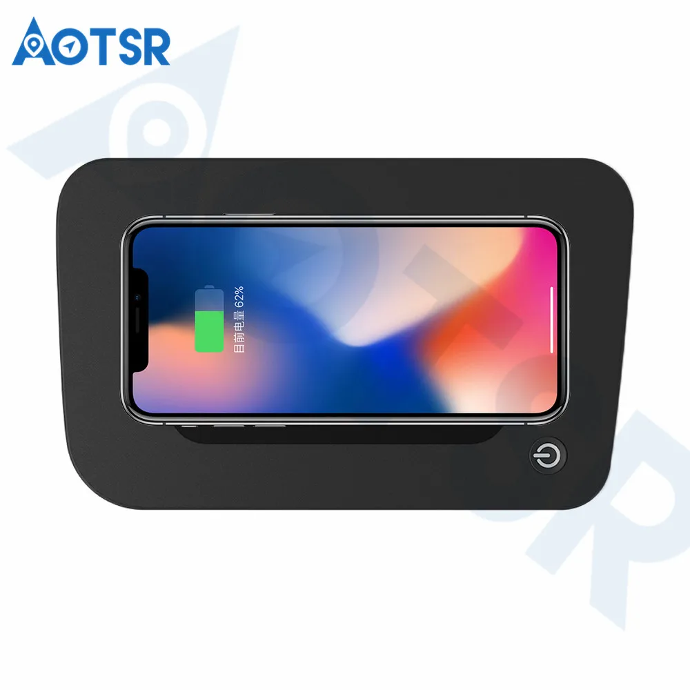 Aotsr Wireless car charger for Toyota RAV4 2016-2017 Intelligent Infrared Fast Wirless Charging Car Phone/Sumsang/Nokia |