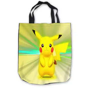 

Custom Canvas Pokemon (38) Tote Hand Bags Shopping Bag Casual Beach HandBags Foldable 180911-03-7