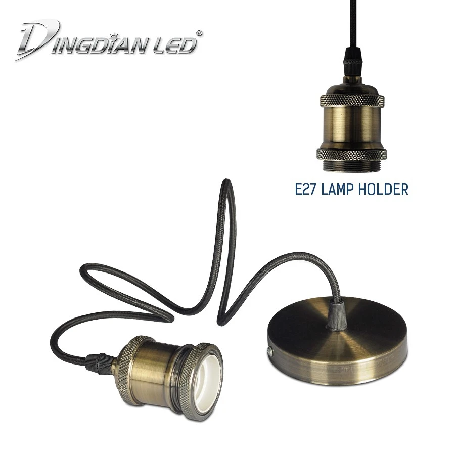 

AC85-265V The Latest Model of Bulb E27 Pendant Lamp In 2019 Is Durable Iron+Aluminum+Plastics Waterproof and Dustproof