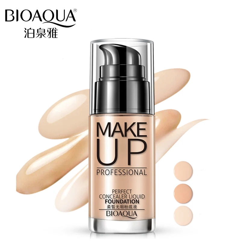 BIOAQUA бренд жидкий основа жидкий консилер основа под макияж водонепроницаемый яркое Отбеливание BB крем Голый макияж