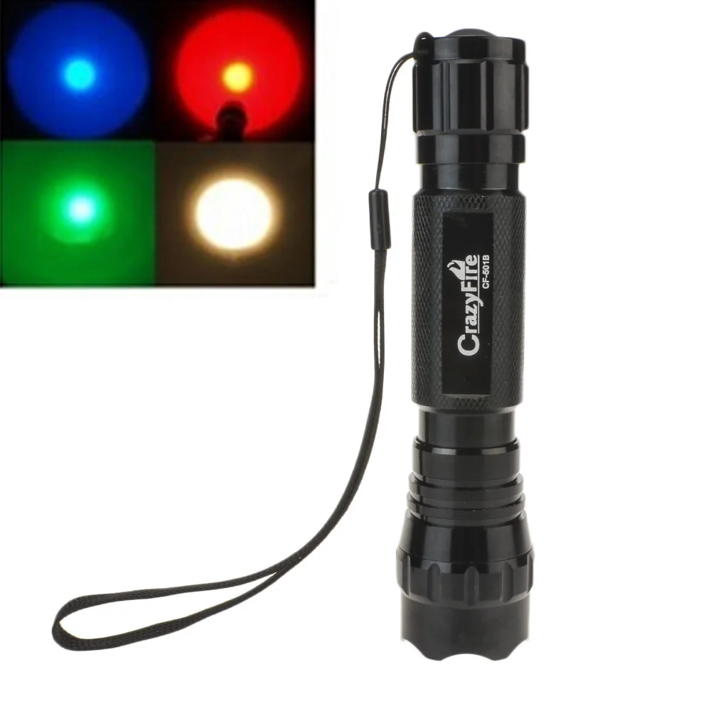 Портативный светодиодный фонарик CrazyFire Cree XM L T6 фонарь высокой яркости 1000 лм для