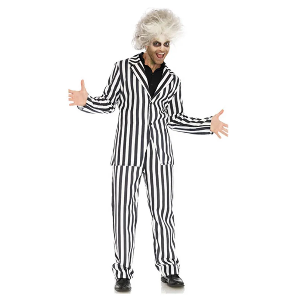 

Carnival Party Halloween Magician Costumes Men Mad Hatter Costume Women Circus Clown Cosplay Fancy Dress Jumpsuit Couple