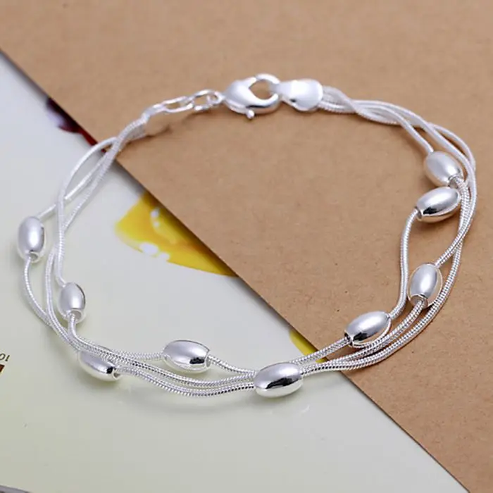 

GSSPH236/ 925 jewelry silver plated bracelet,fashion jewelry,trendy chain,wholesale,Nickle free antiallergic ,