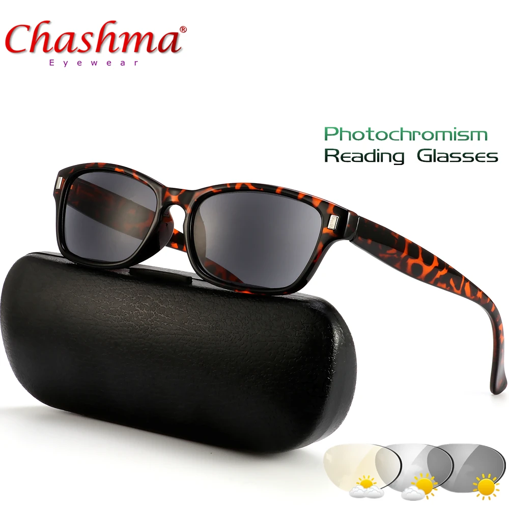 

NEW Photochromic Reading Glasses Women Presbyopia Eyeglasses Sunglasses discoloration with diopters 1.0 1.25 1.50 1.75 2.0 2.50