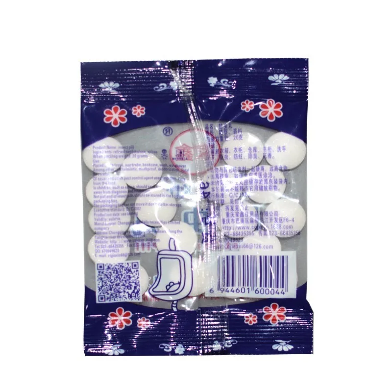 20 упак./лот натуральная камфора Ball Camphor White Mothballs шарики от моли стойкий к