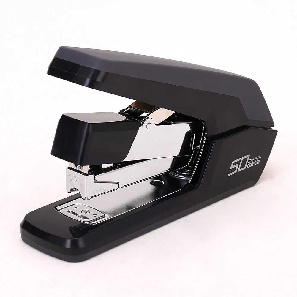  DELI Effortless Stapler 50 Sheets Power saving paper stapling machine heavy duty School Office Supp